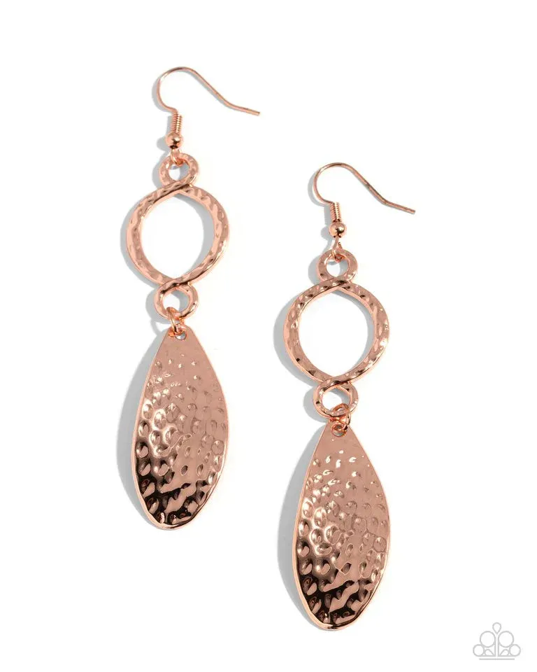 Paparazzi Thrift Trove-Copper Earring