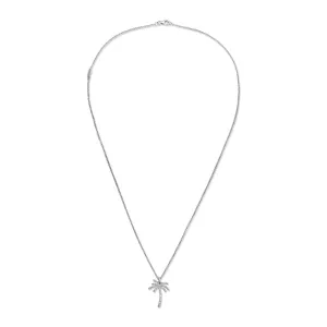Paradisa Necklace | Pave Detail I White Gold