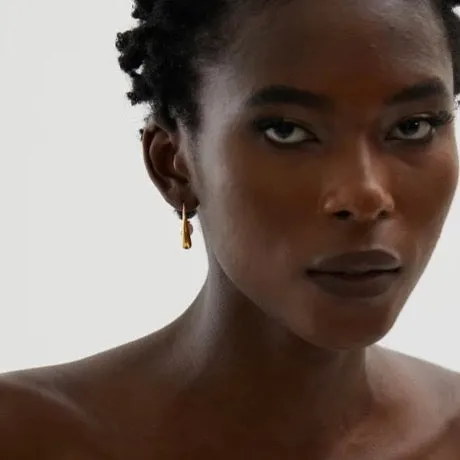 Pearl Teardrop Hoops