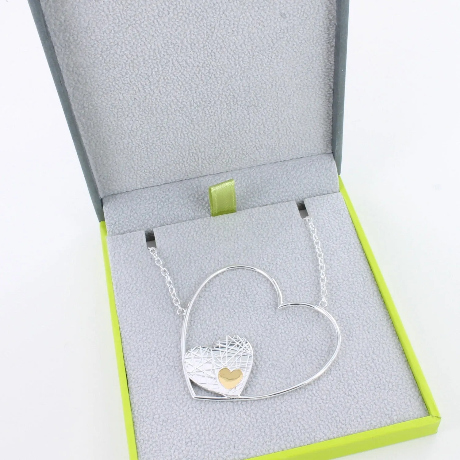 "I Heart You" Sterling Silver Necklace