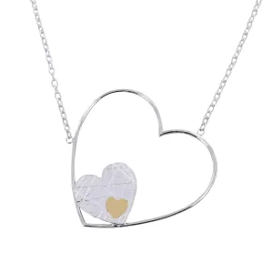 "I Heart You" Sterling Silver Necklace