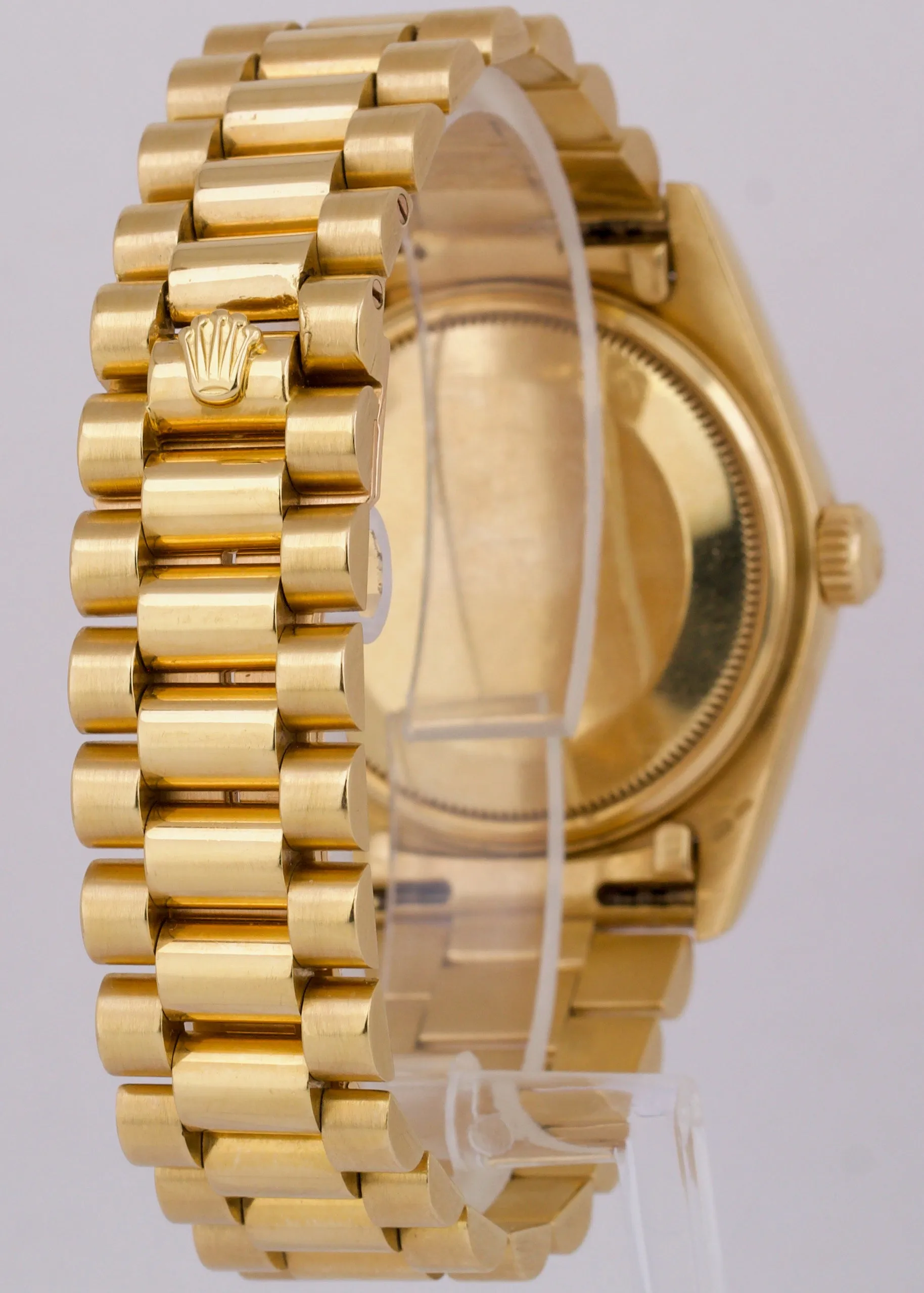 Rolex Day-Date President CHAMPAGNE 36mm 18K Yellow Gold Fluted Watch 18038