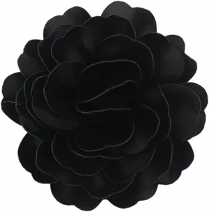 Rose Flower Extra Big Brooches Dainty Satin Fabric Rose Flower Brooches Lapel Exquisite Elegant Handmade Big Rose Flower Brooches Pin Classic for Wedding Party Dance Prom Brooch Dress Suit Ceremony Clothes Accessories