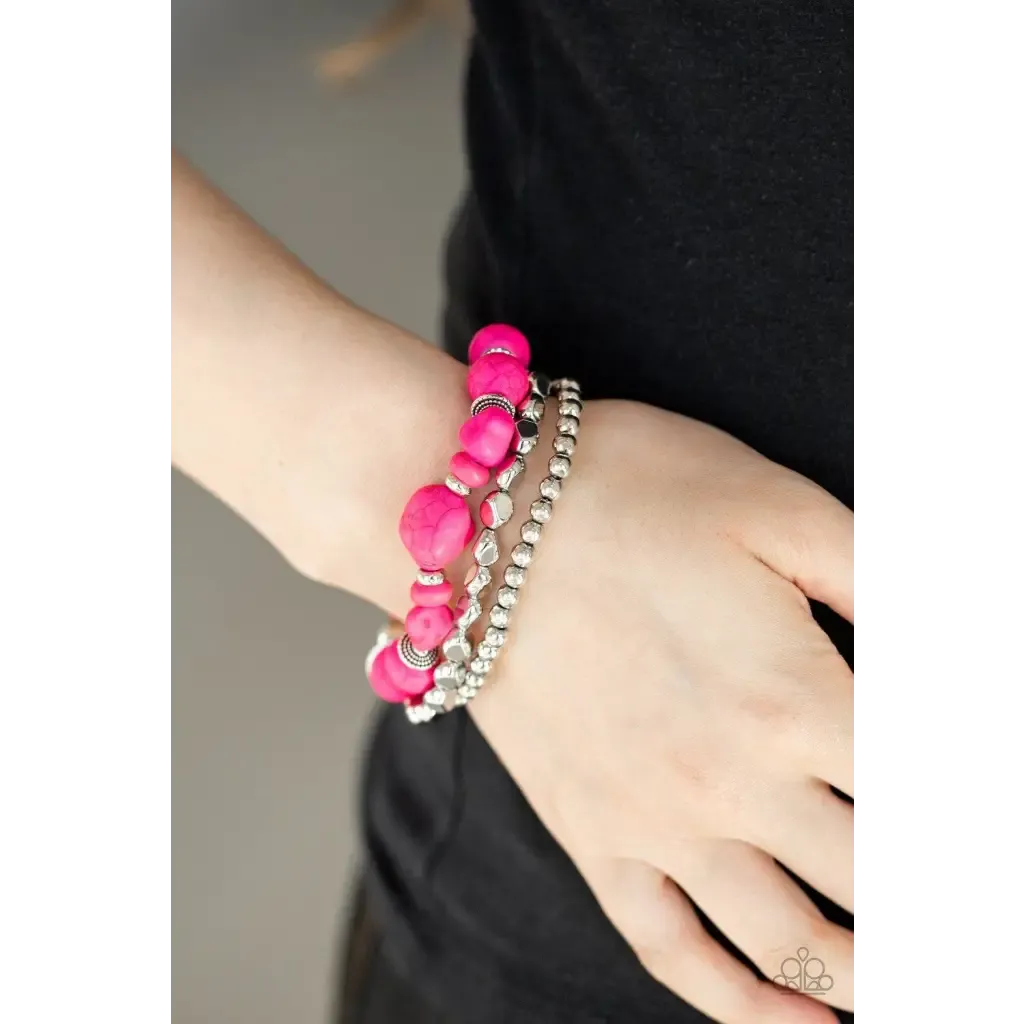 Rural Restoration -Pink Bracelet