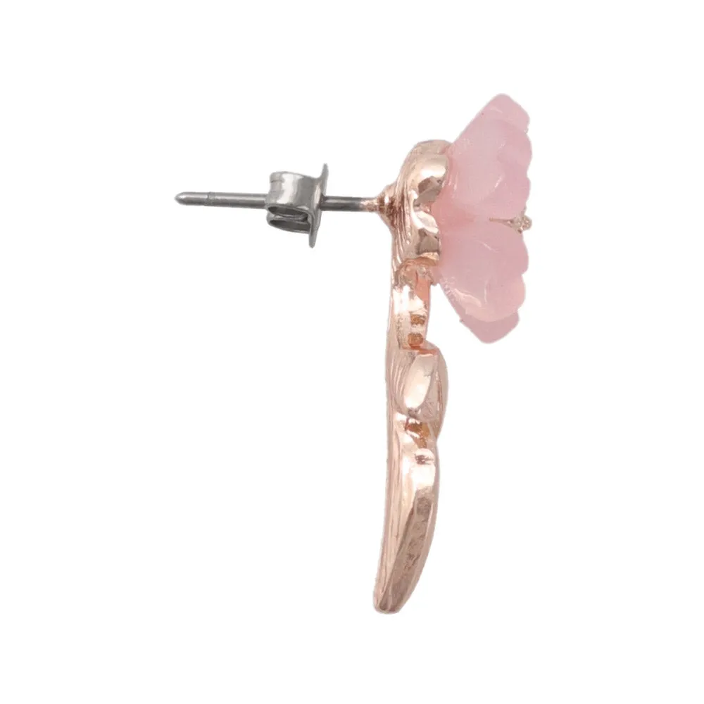 Sakura and Leaf Earrings