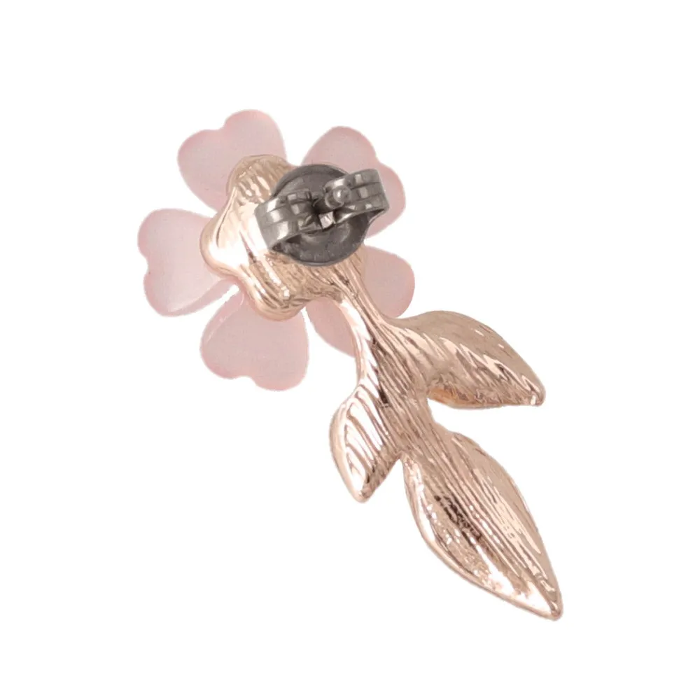 Sakura and Leaf Earrings