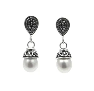 SANUR Freshwater Pearl Post drop Earrings