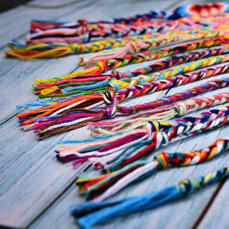 Save Ocean Animals Jewelry | Friendship Bracelet Braided Boho 15 PC SET