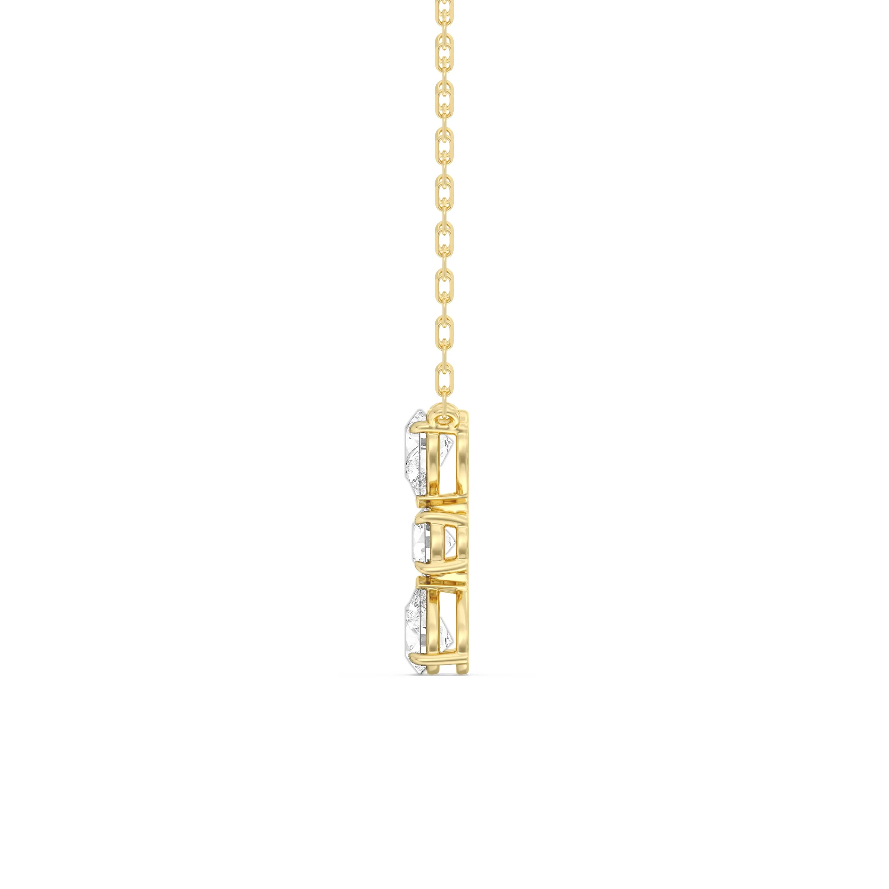 Shimmering Cascade Diamond Necklace