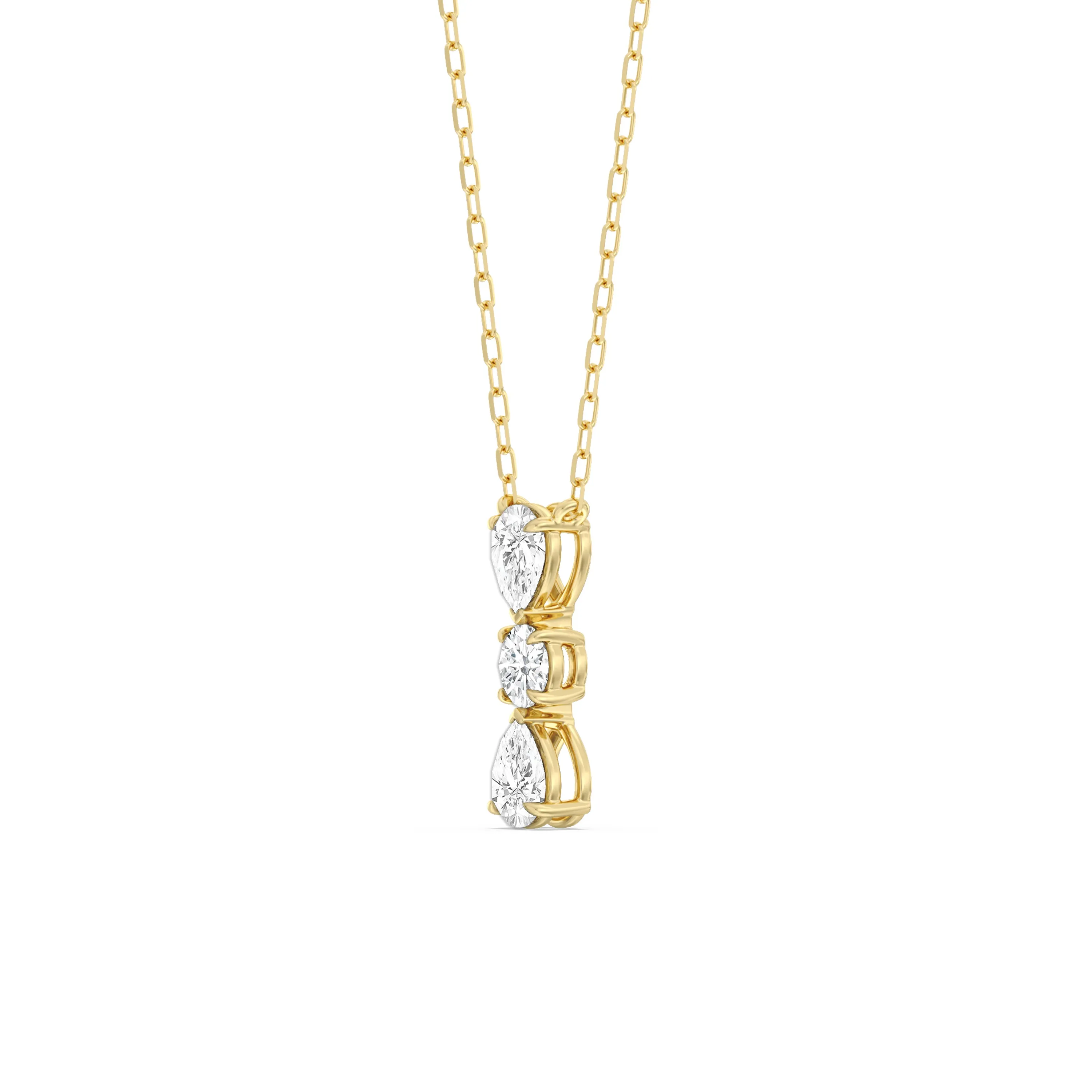 Shimmering Cascade Diamond Necklace