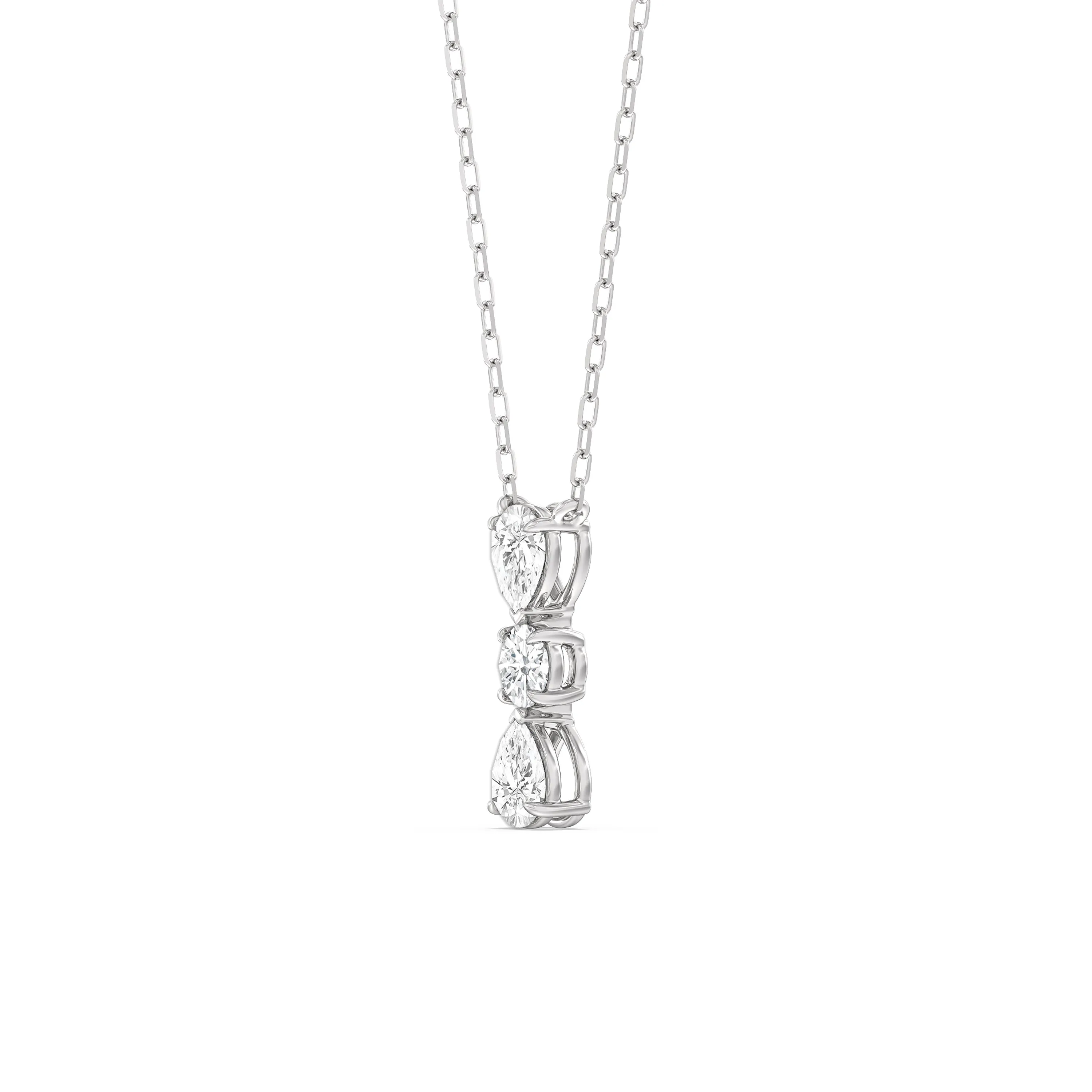 Shimmering Cascade Diamond Necklace