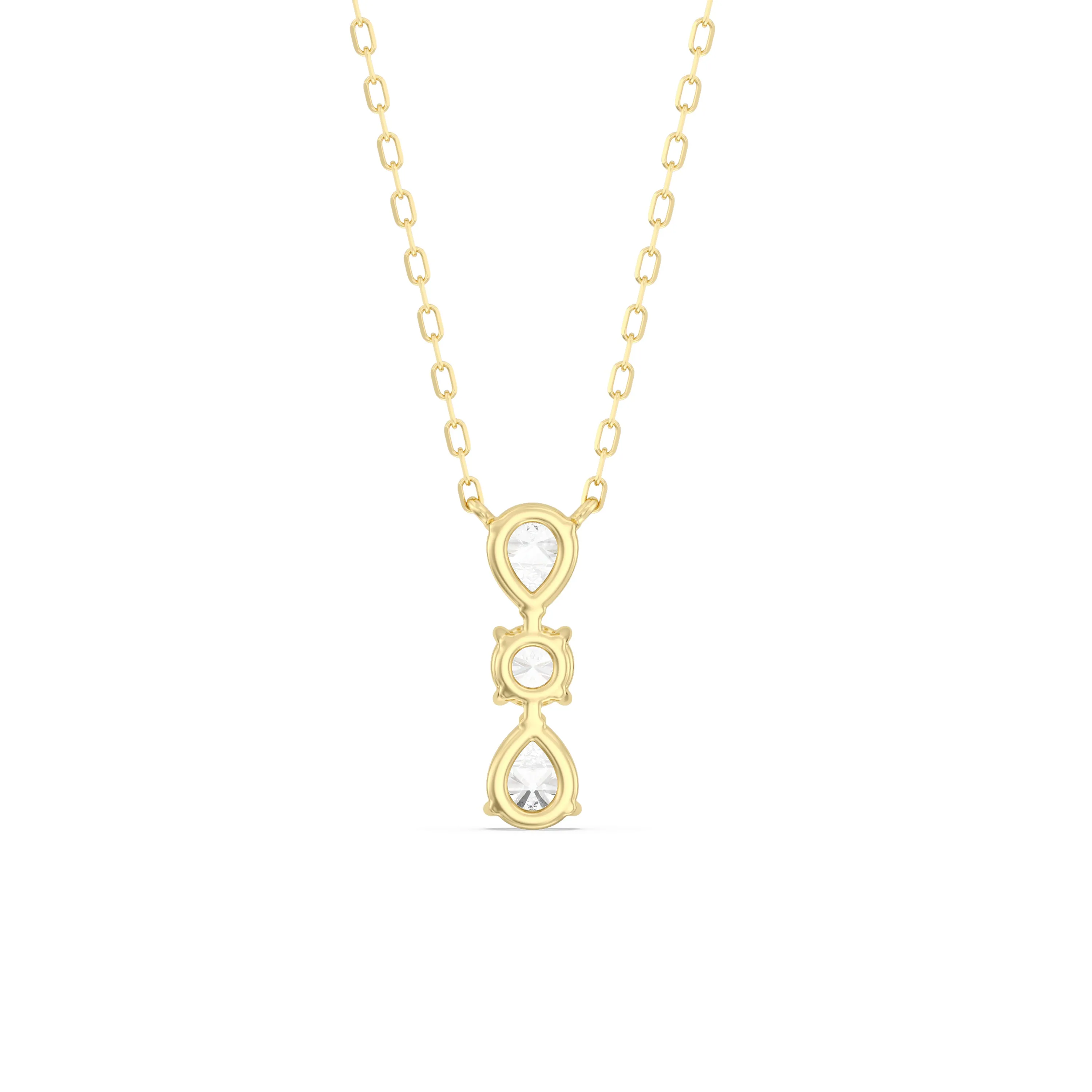 Shimmering Cascade Diamond Necklace