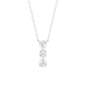 Shimmering Cascade Diamond Necklace