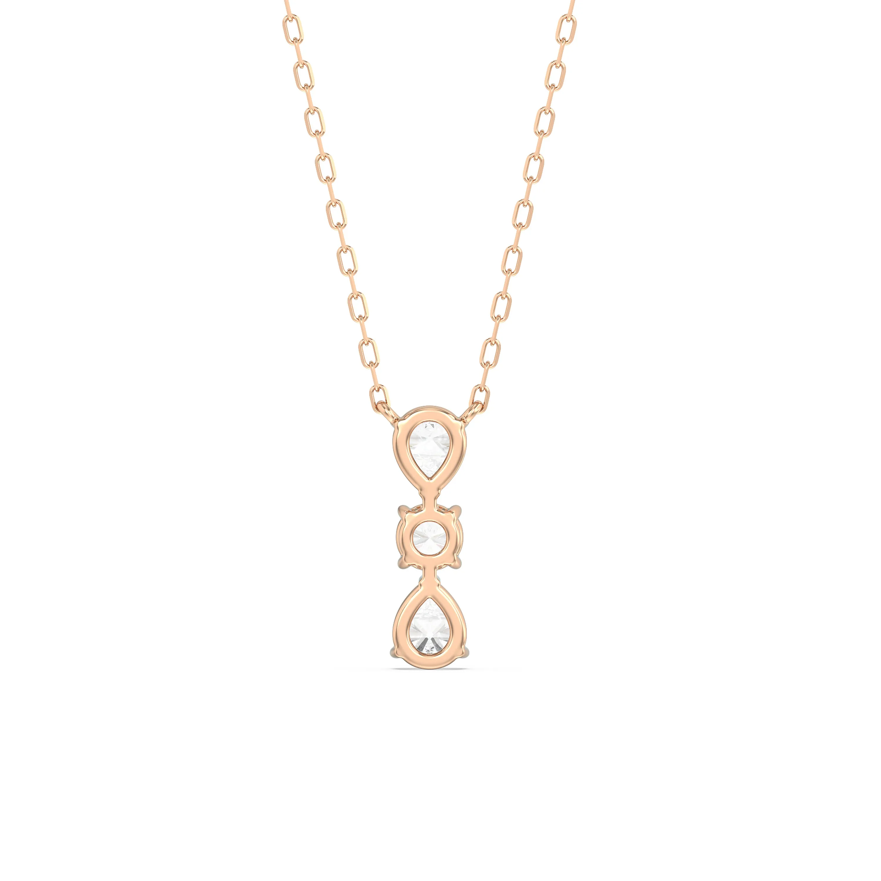 Shimmering Cascade Diamond Necklace