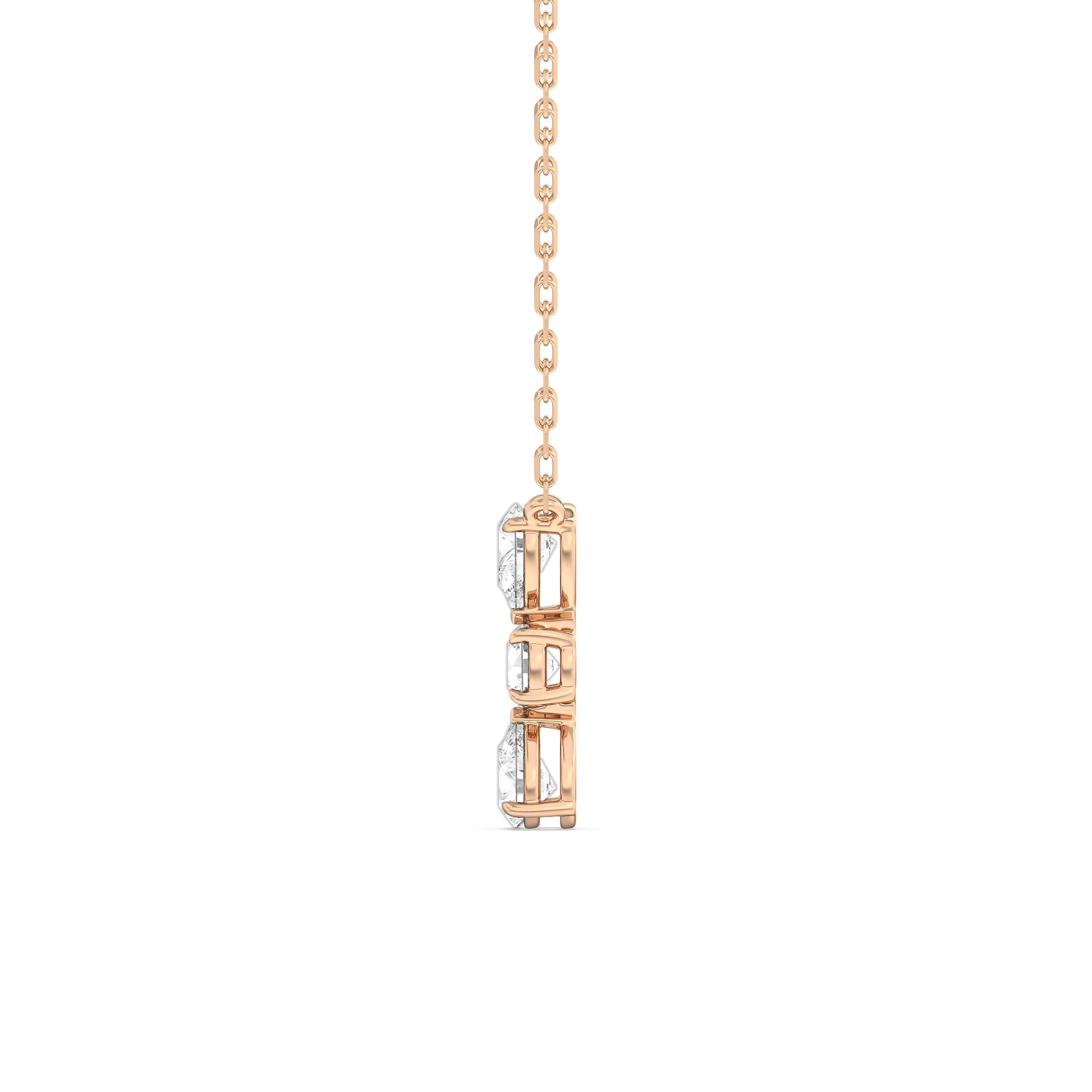 Shimmering Cascade Diamond Necklace