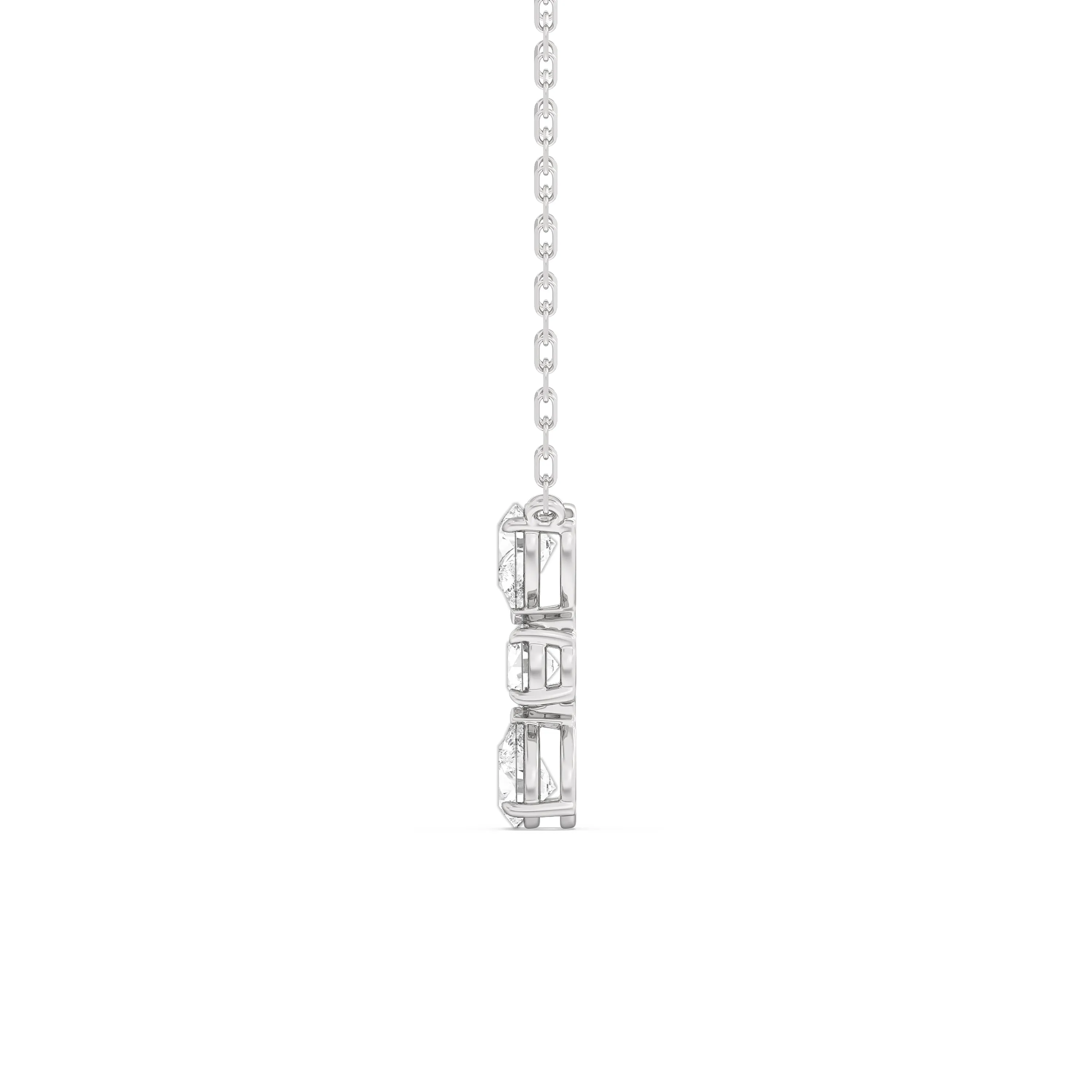 Shimmering Cascade Diamond Necklace