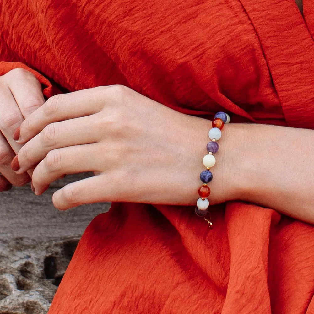 Soleil Mixed Stone Bead Bracelet