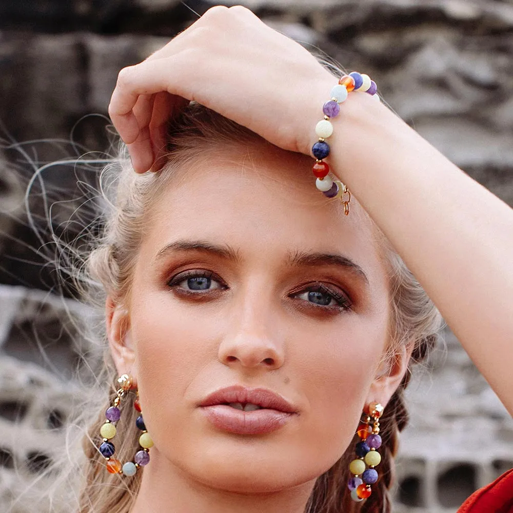 Soleil Mixed Stone Bead Bracelet