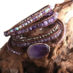 Spirit Gems Multi-strand Beaded Charm Bracelets