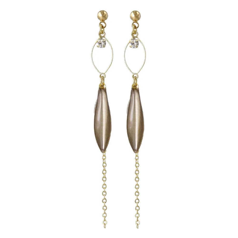 Stick and Chain Drop Earrings