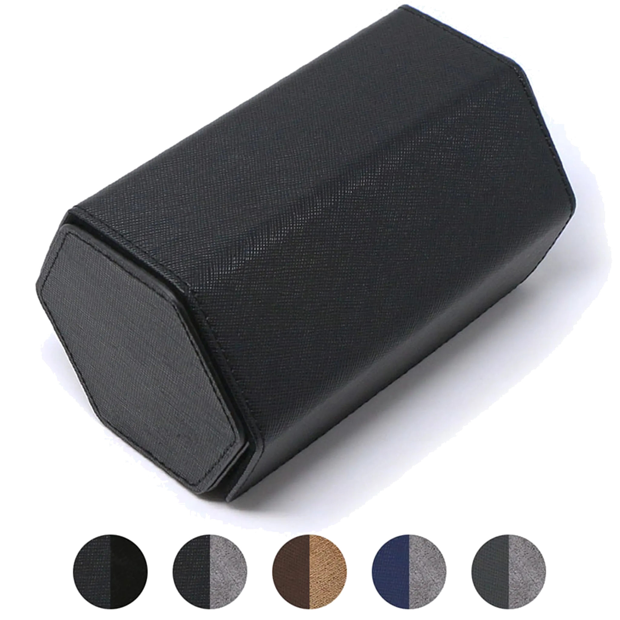 STRAPSCO - Dassari Premium Saffiano Leather Octo Roll 1-3 Slot