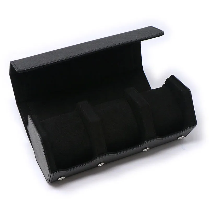 STRAPSCO - Dassari Premium Saffiano Leather Octo Roll 1-3 Slot