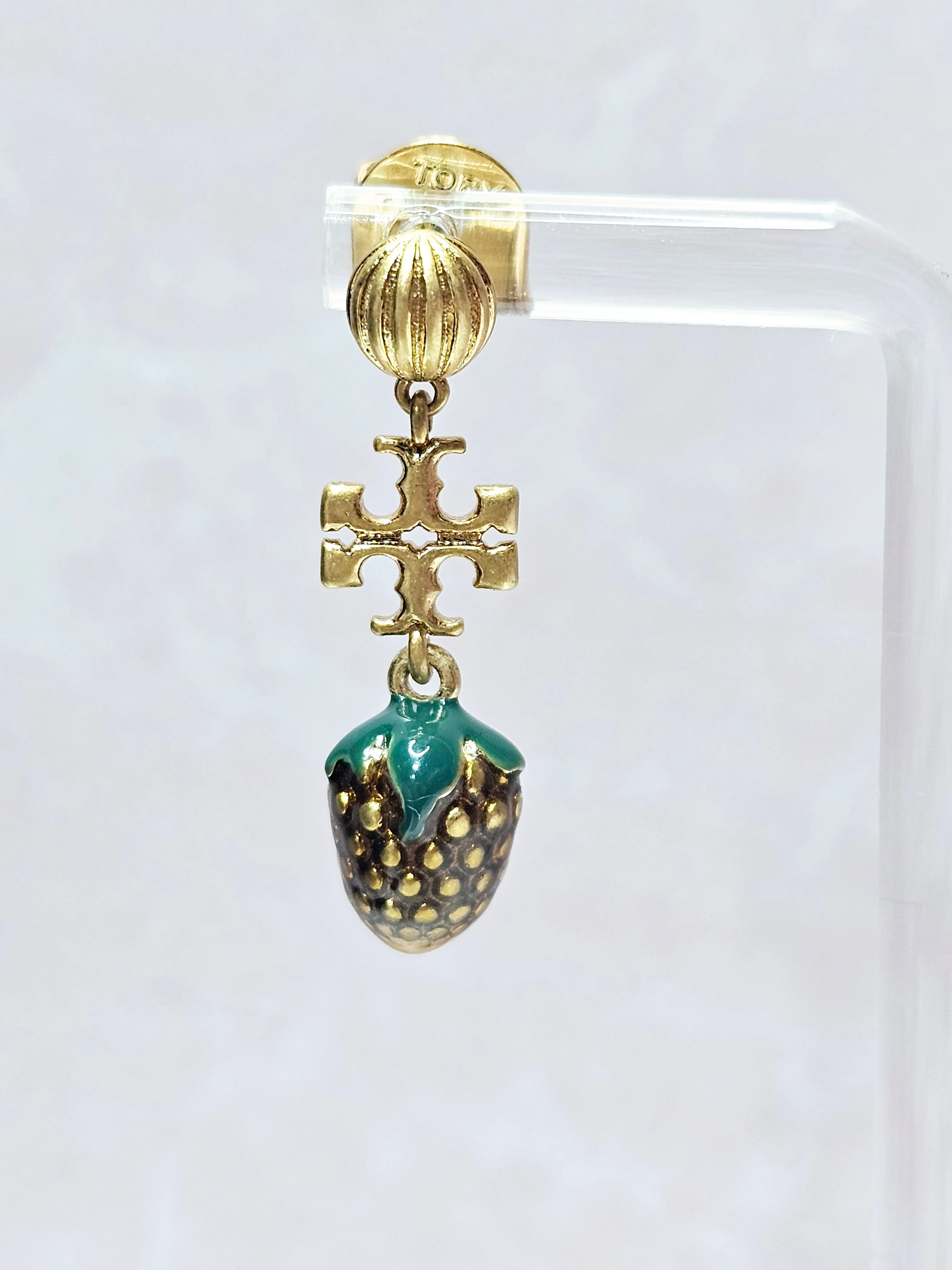 Strawberry Tory lux earring