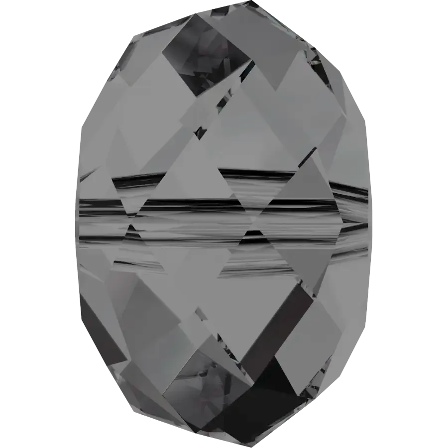 Swarovski Crystal Beads Briolette (5040) Crystal Silver Night