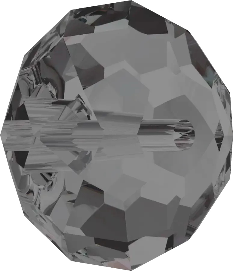 Swarovski Crystal Beads Briolette (5040) Crystal Silver Night