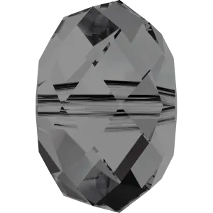 Swarovski Crystal Beads Briolette (5040) Crystal Silver Night