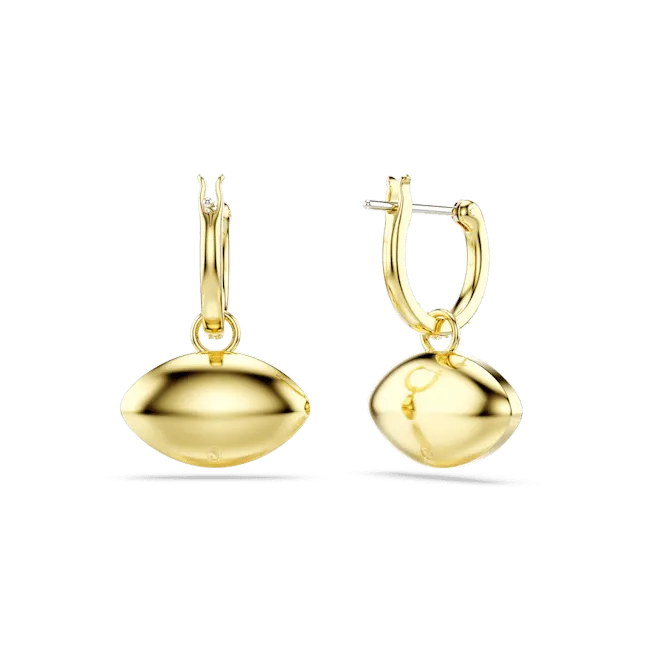 Swarovski Symbolica drop earrings, Evil eye, Gold-tone plated