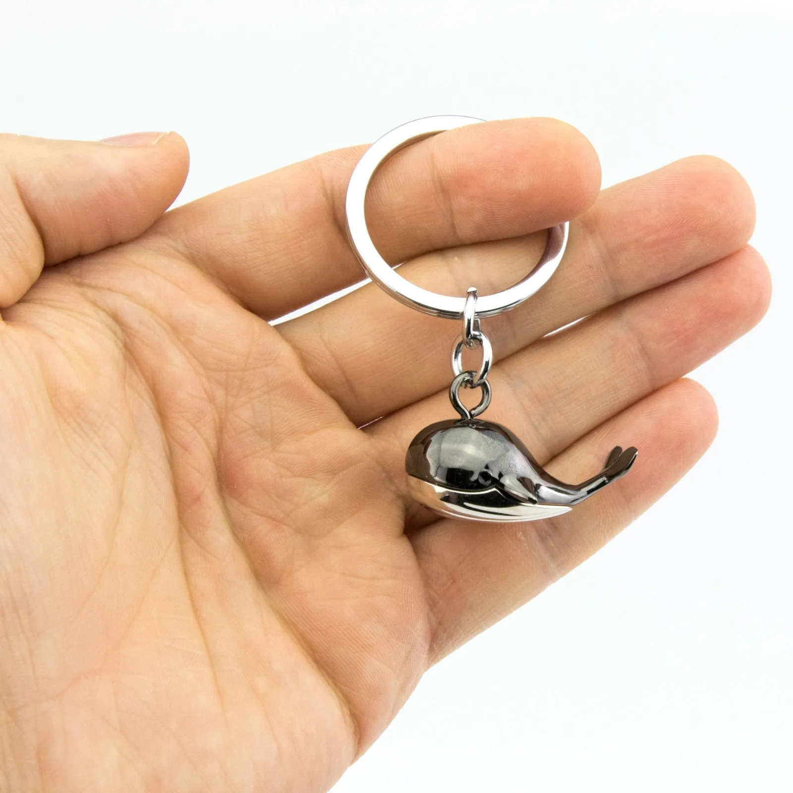 Troika Jack Pott Whale Charm Keychain