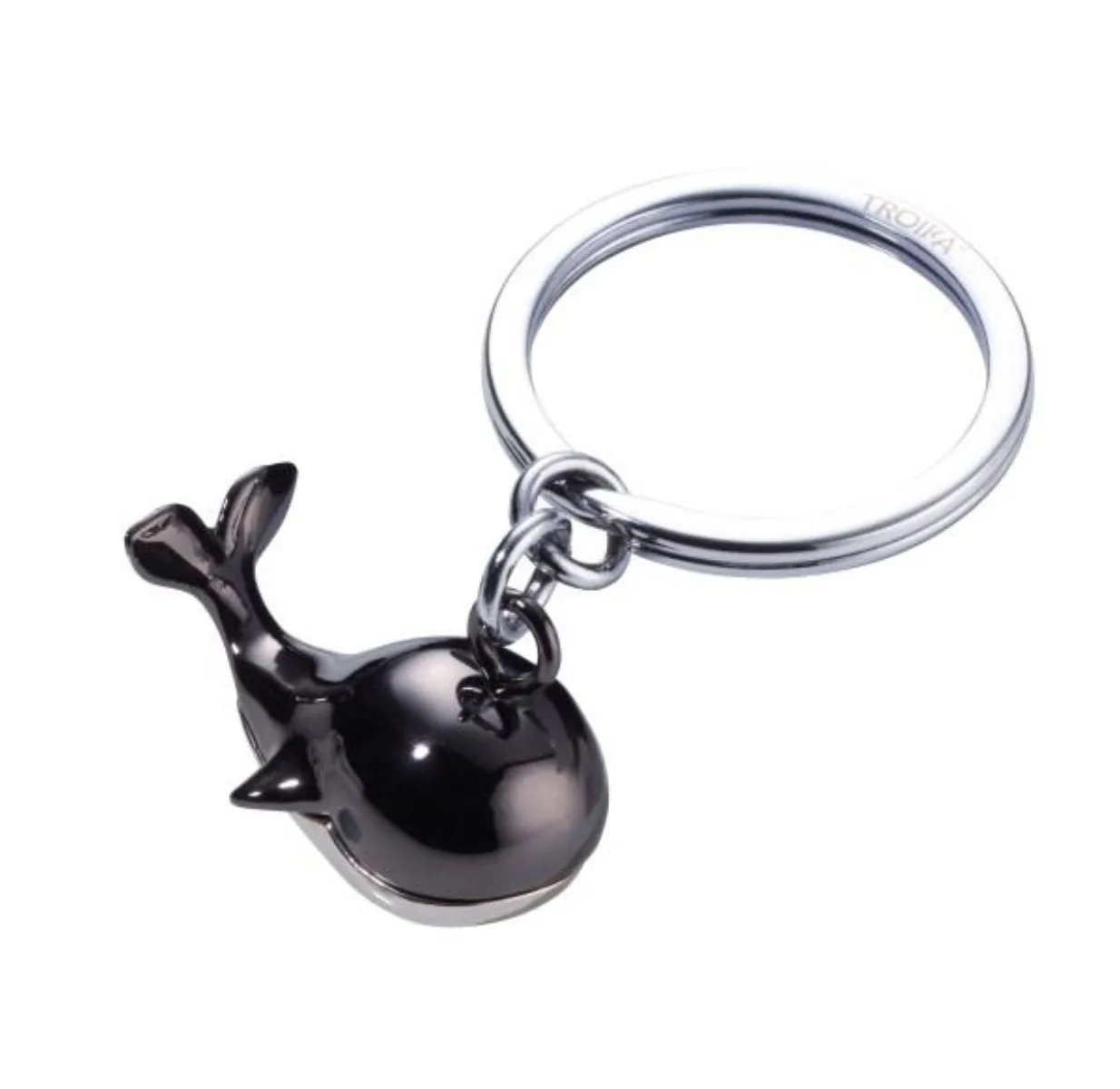 Troika Jack Pott Whale Charm Keychain