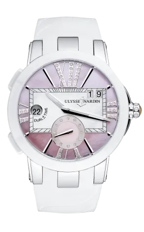 Ulysse Nardin Executive Dual Time Stainless steel & Ceramic Lady's Watch