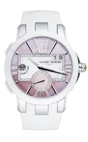 Ulysse Nardin Executive Dual Time Stainless steel & Ceramic Lady's Watch