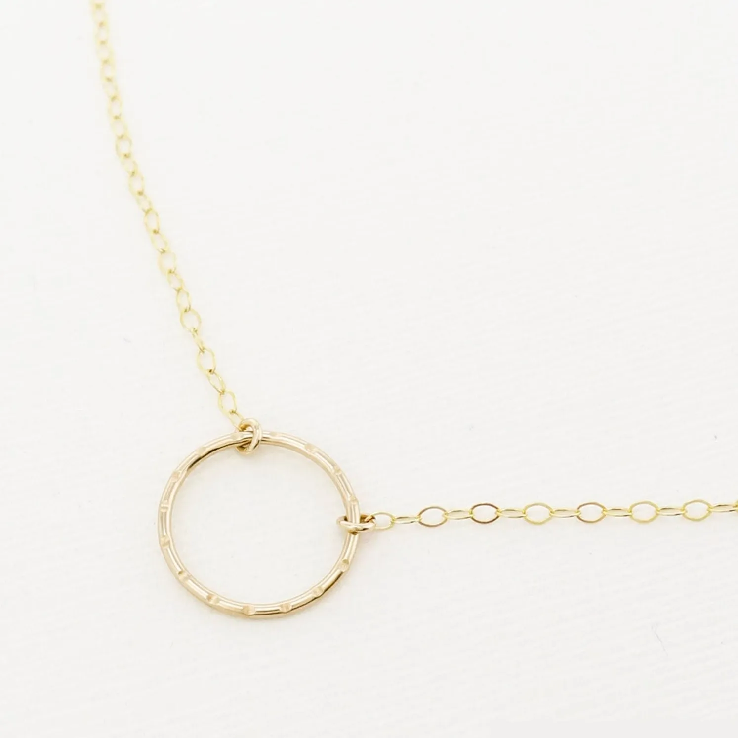 Unity Dotted Circle Necklace