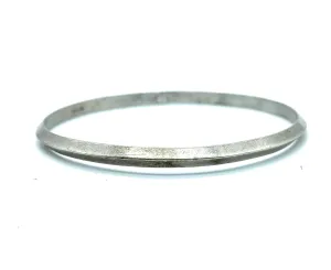 Vintage 1970's Sterling Silver Pyramid Bangle Bracelet