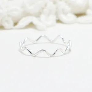 Wave Small Ring