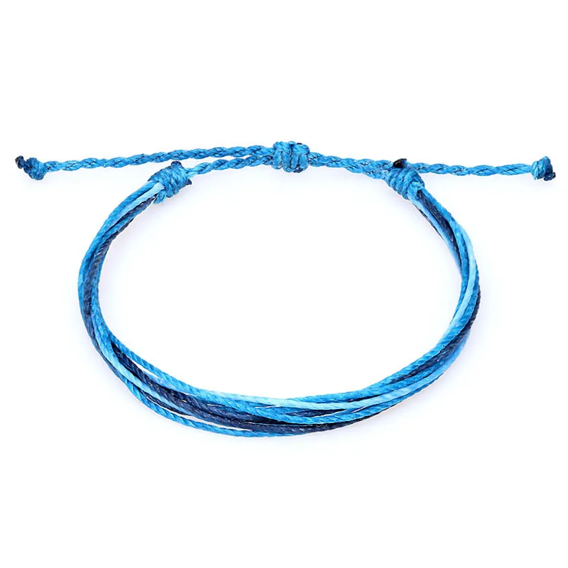 Wax Thread Braided Bracelet Bohemian South American Waterproof
