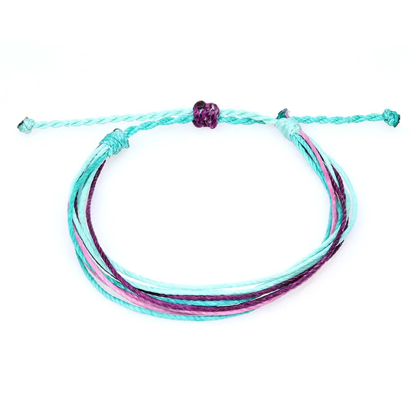 Wax Thread Braided Bracelet Bohemian South American Waterproof