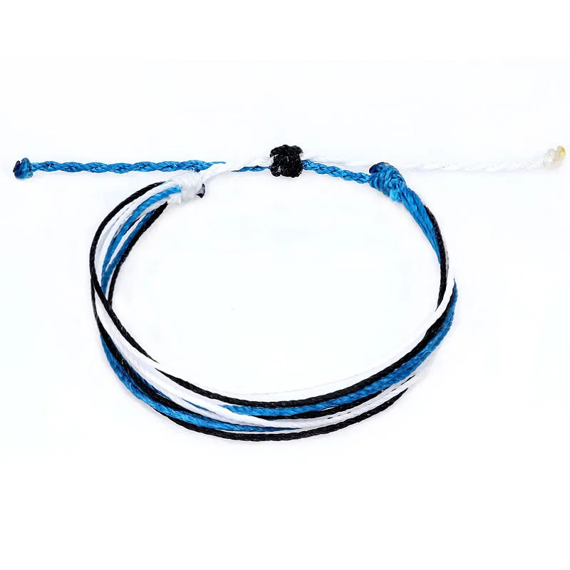 Wax Thread Braided Bracelet Bohemian South American Waterproof