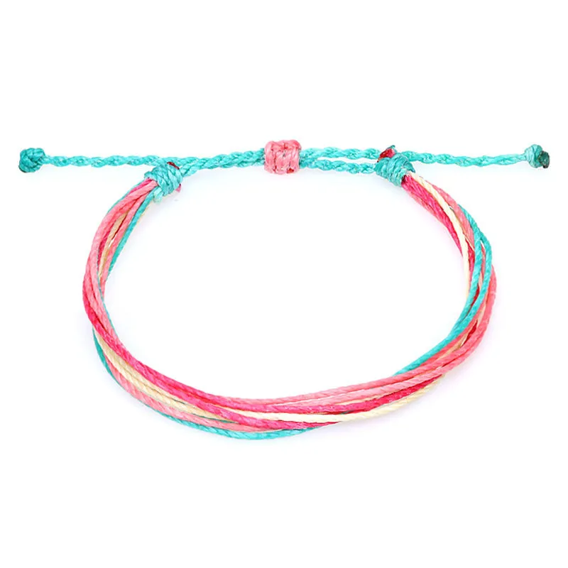 Wax Thread Braided Bracelet Bohemian South American Waterproof