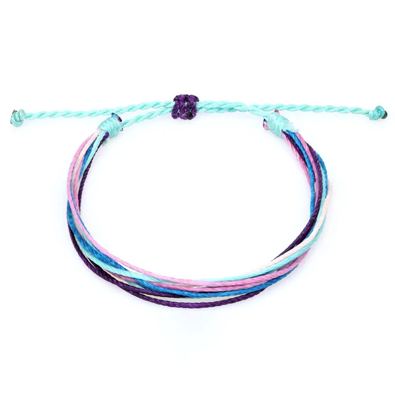Wax Thread Braided Bracelet Bohemian South American Waterproof
