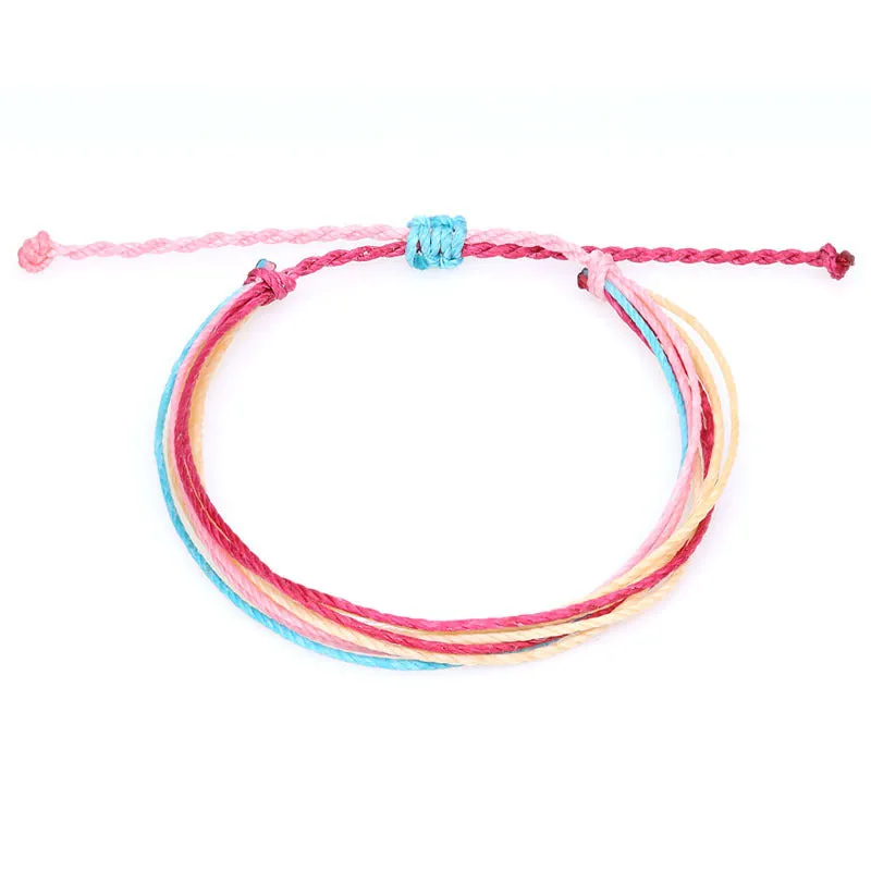 Wax Thread Braided Bracelet Bohemian South American Waterproof