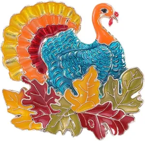WCRAZYE Thanksgiving Turkey Brooch Pins for Women Girls Cute Vintage Colorful Autumn Fall Turkey Maple Brooches Goth Lapel Pins for Clothes Bags Accessories Gift