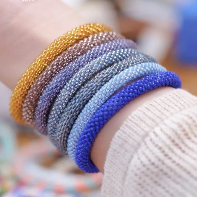 Wholesale Japanese Bohemian Rice Beads Fragrance Diffuser Bracelet