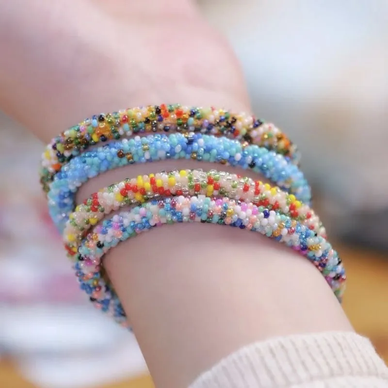 Wholesale Japanese Bohemian Rice Beads Fragrance Diffuser Bracelet