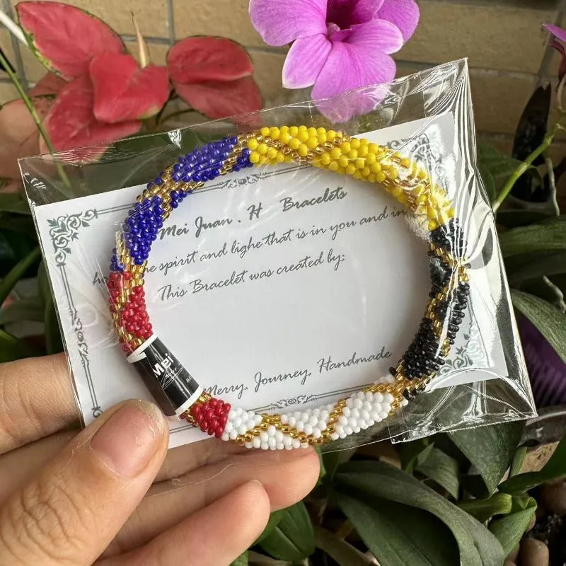 Wholesale Japanese Bohemian Rice Beads Fragrance Diffuser Bracelet