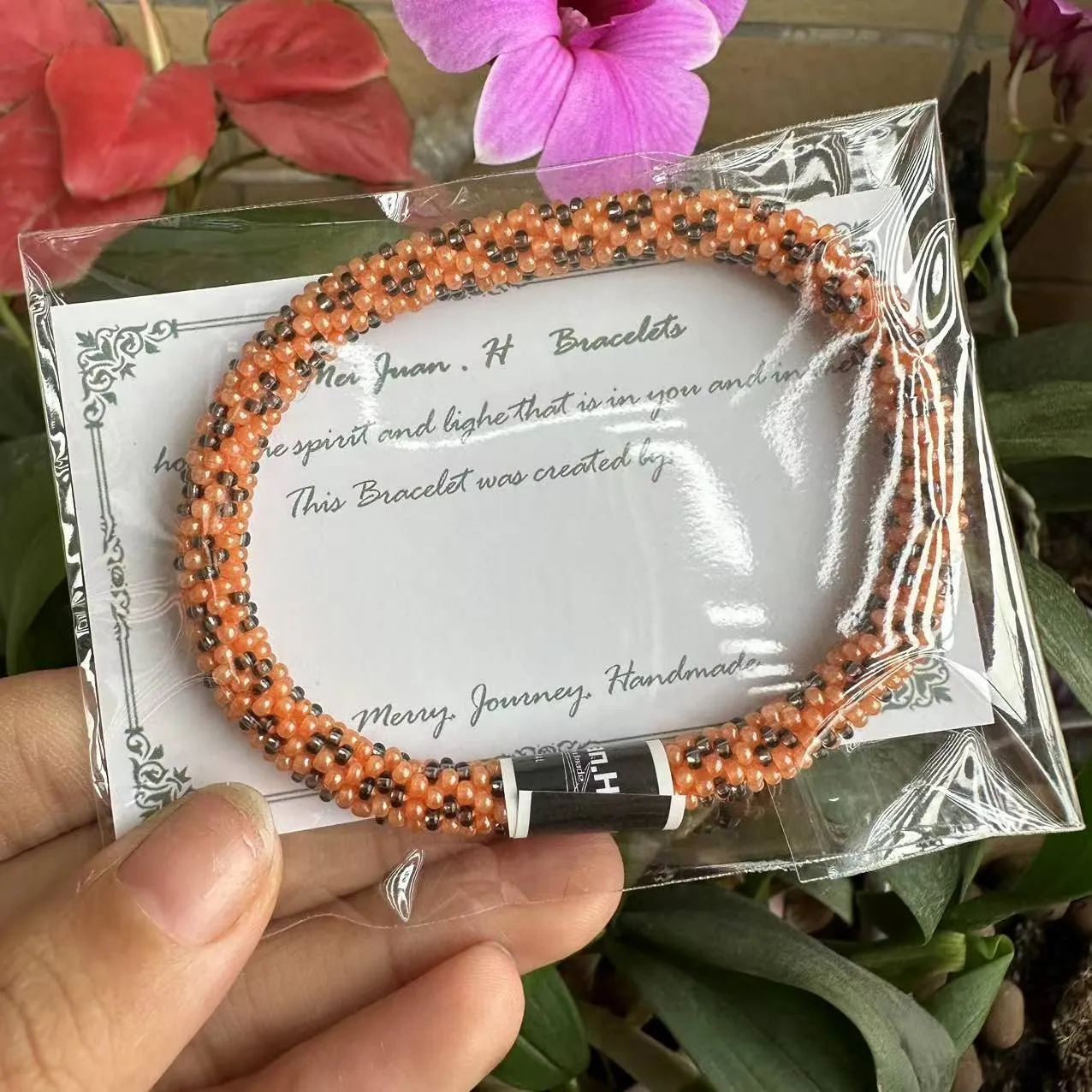 Wholesale Japanese Bohemian Rice Beads Fragrance Diffuser Bracelet
