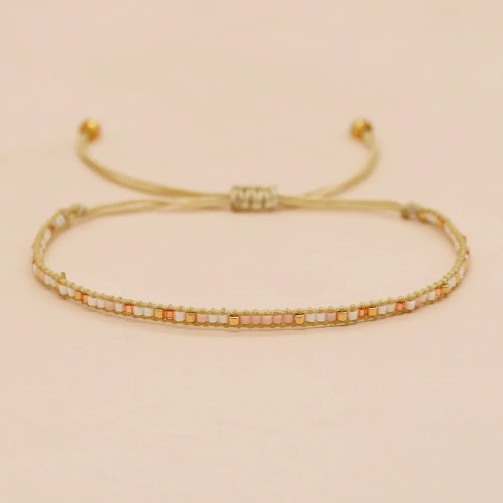 Wholesale Miyuki Rice Beads Hand Woven Extra Fine Glass Bracelet